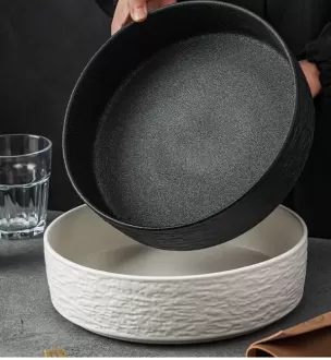 Bols à soupe en céramique, bols de service en vrac de 10 pouces pour ragoût