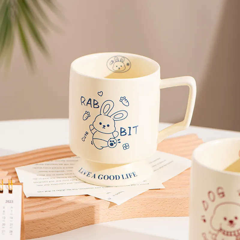 フレンチゴブレットセラミックコーヒーマグ
