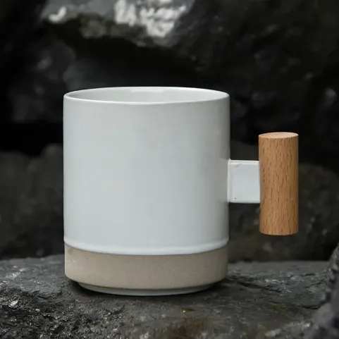 Wood Handle Coffee Mug Factory China