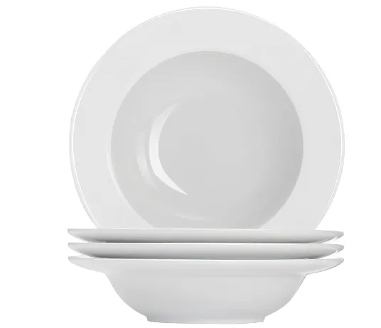 丸いスープ磁器プレートボウル卸売