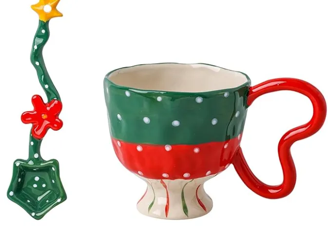 クリスマス磁器マグカップ