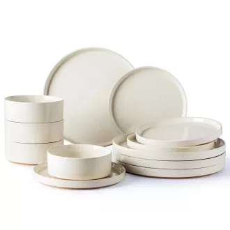 セラミック斑点のある石器食器セット