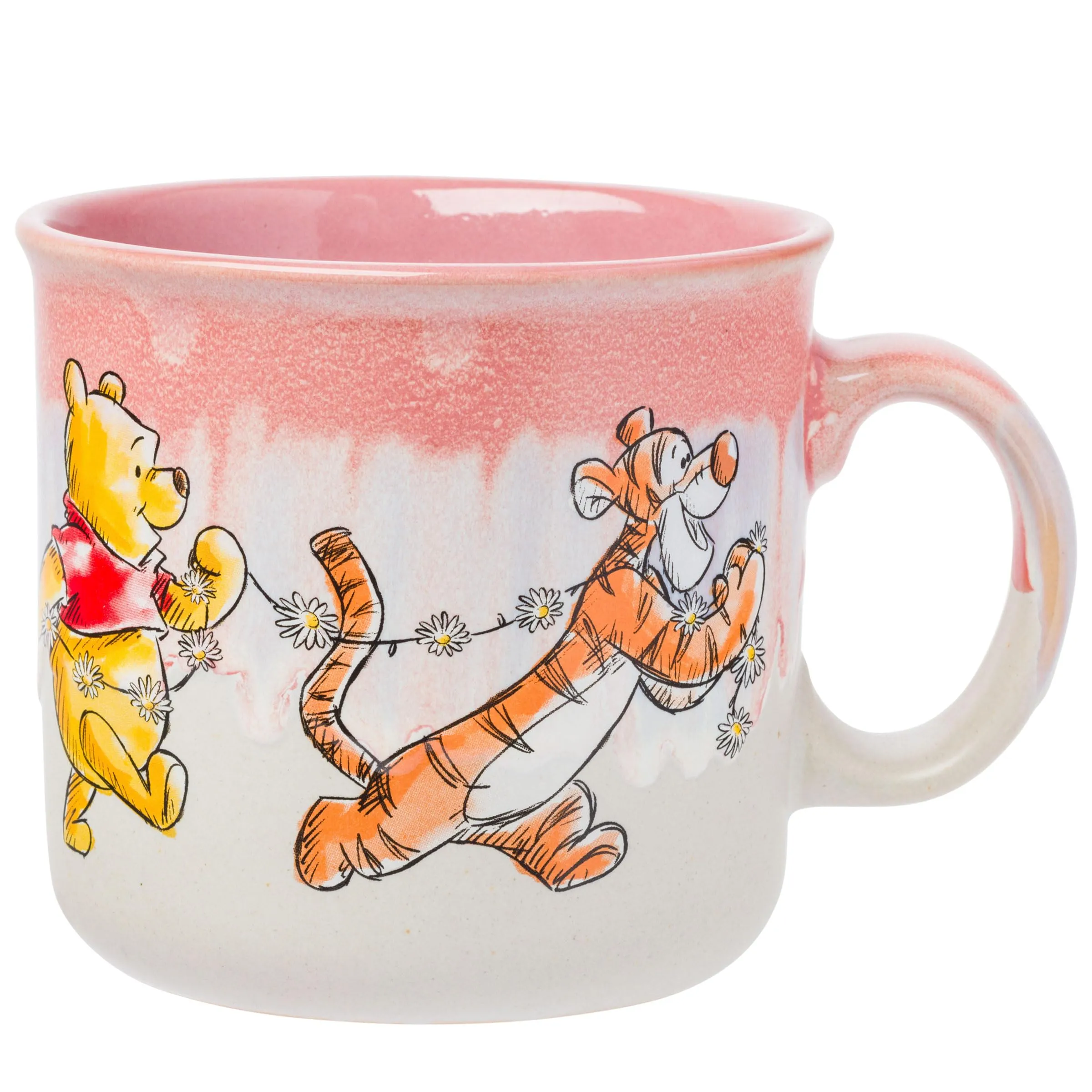 反応性グレーズコーヒーマグがかさばります