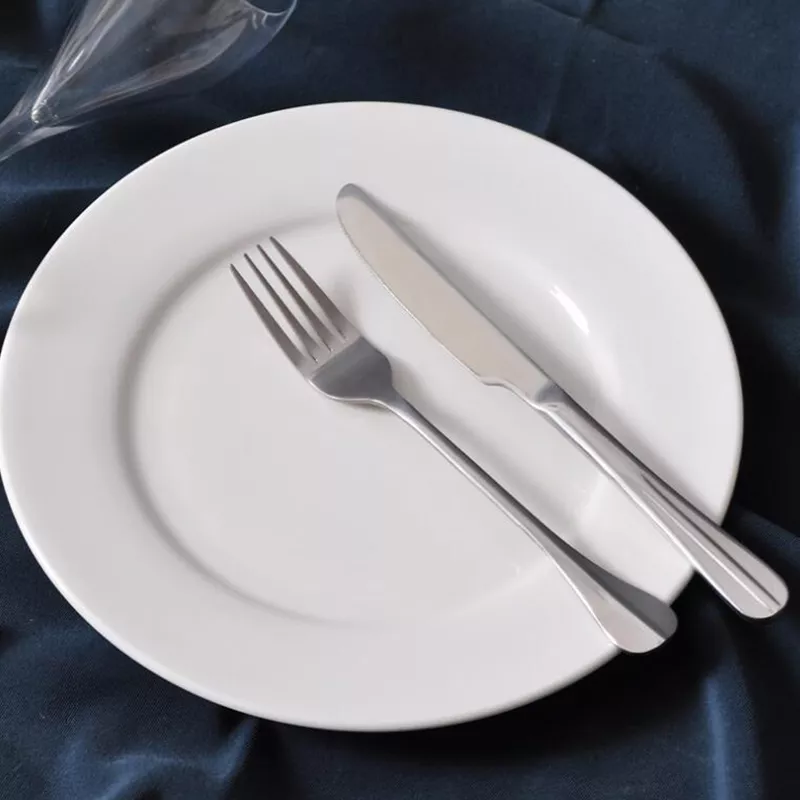 현대 고급 도자기 둥근 디저트 샐러드 판