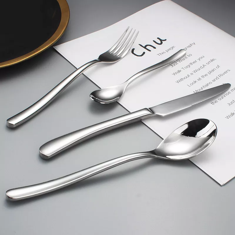 Flatware keluli tahan karat menetapkan borong