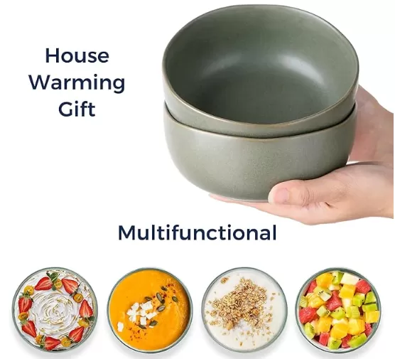 Mangkuk bijirin stoneware dapur borong