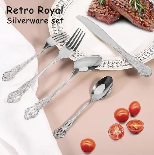 Pembekal Set Retro Flatware Retro Cantik di China