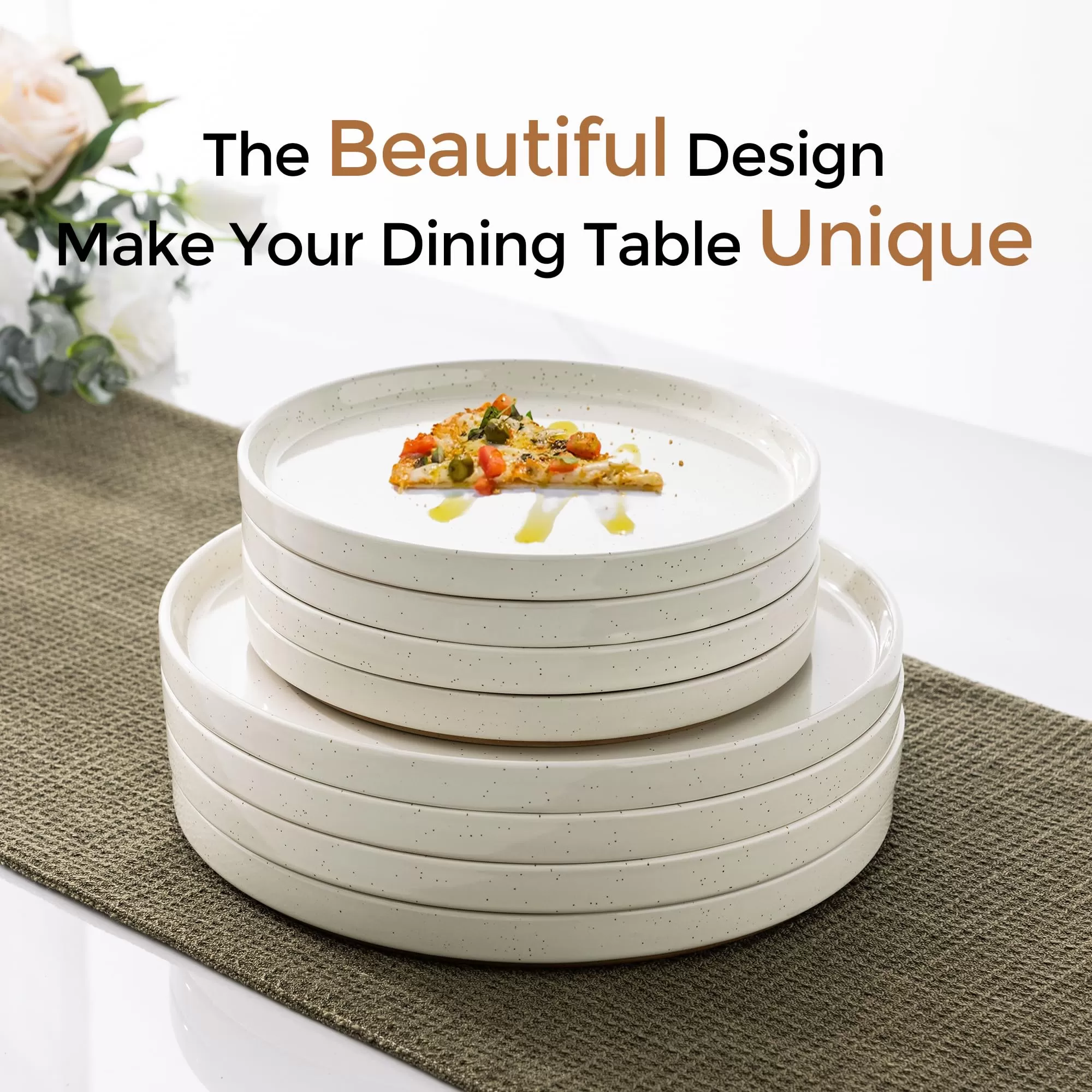 Pembekal Makan Malam Stoneware Speckled Seramik Di China