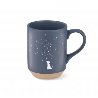 Mug Stoneware Dog Celestial, 12 fl oz