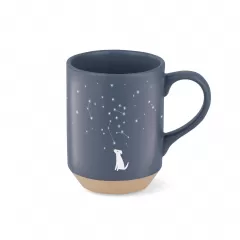 Celestial Dog Stoneware Mug Borong di China - Campuran kosmik ketukangan dan pesona anjing