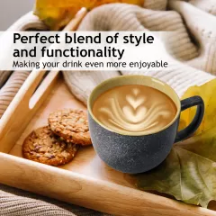 Tingkatkan barisan produk anda dengan cawan kopi stoneware moden borong di China