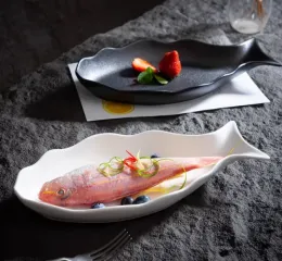 Borong Pinggan Bentuk Ikan Seramik di China – Pinggan Makan Kreatif Direka untuk Menaikkan Penyajian Makanan Moden
