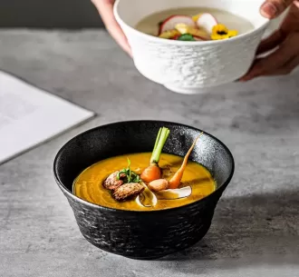 Keramische rijstkommen in 3 maten, bulk Ramen-kommen