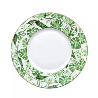Placas de cerâmica brancas e envidraçadas definem utensílios de jantar