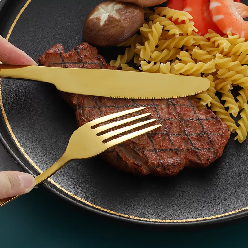 Stainless Steel Cutlery Set with Wooden Box Wholesale