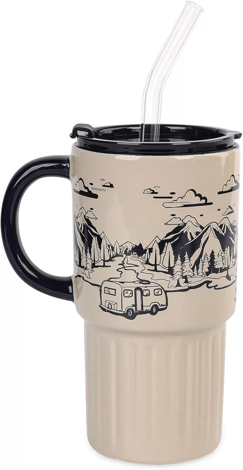 Fornecedor de caneca de viagens de cerâmica da China