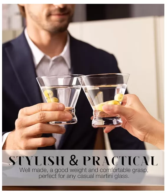 Porta de vidro de martini atacado