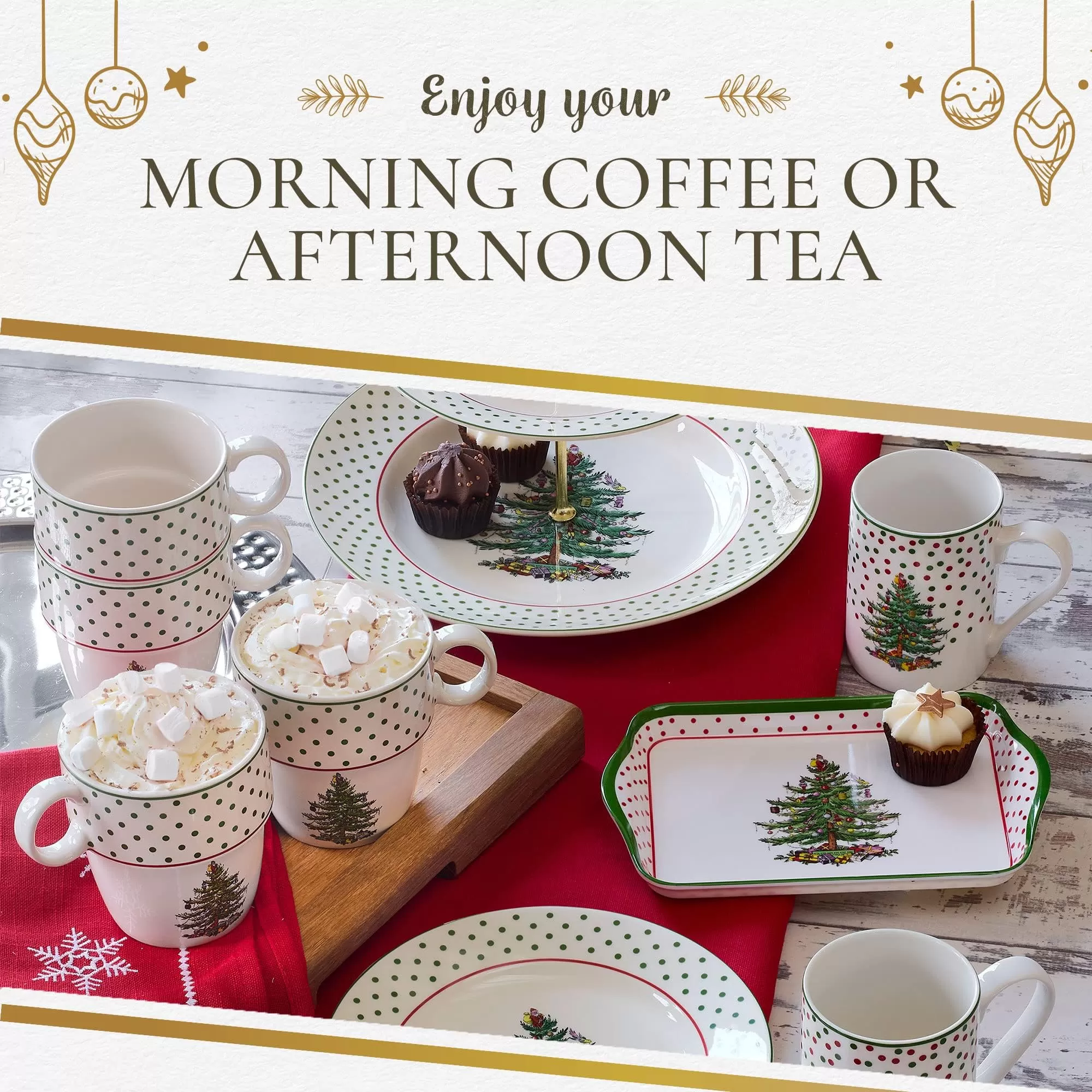 Canecas empilháveis de férias China por atacado