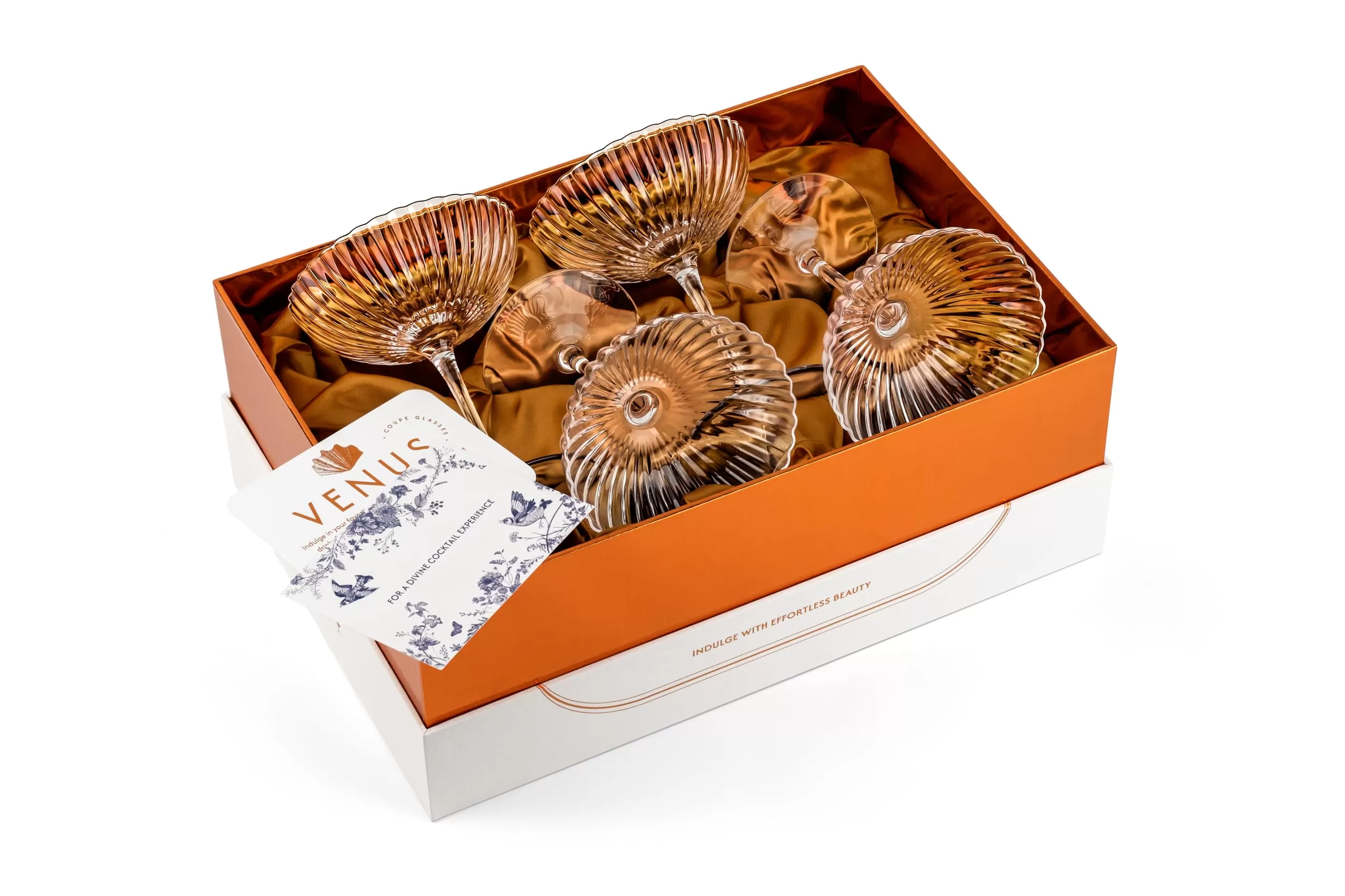 Copos de coquetel Venus Seashell Coupe no atacado