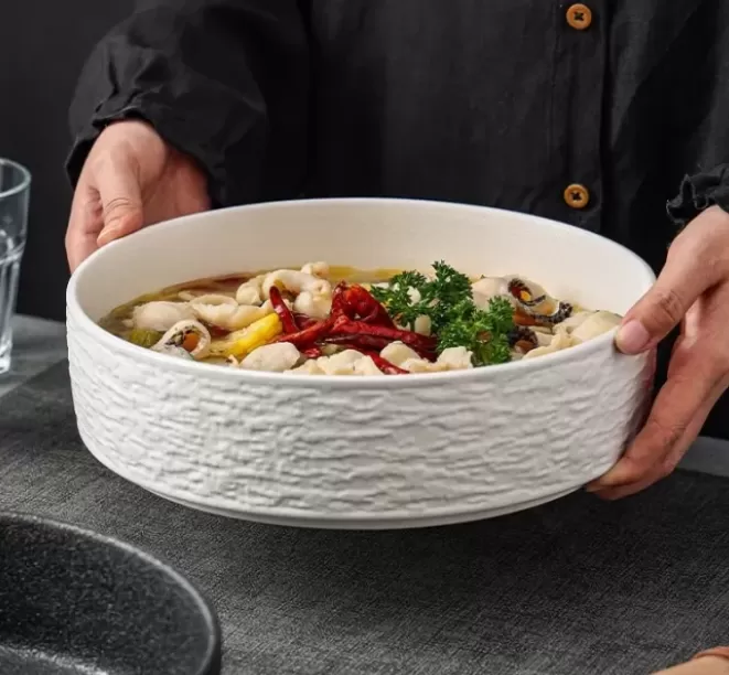 Fornecedor de tigelas de sopa de cerâmica direto da fábrica