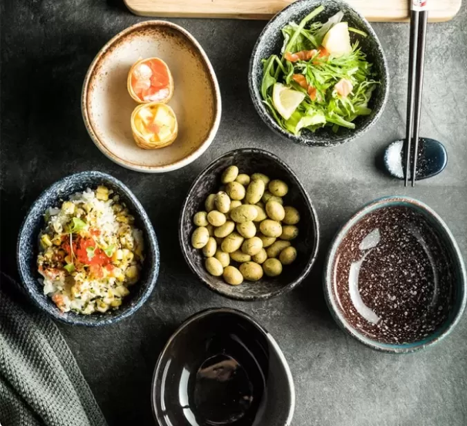 tigelas de salada de cerâmica por atacado