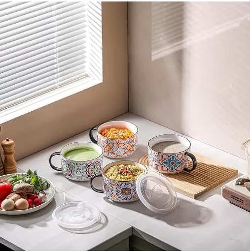 Оптовые керамические миски с крышками