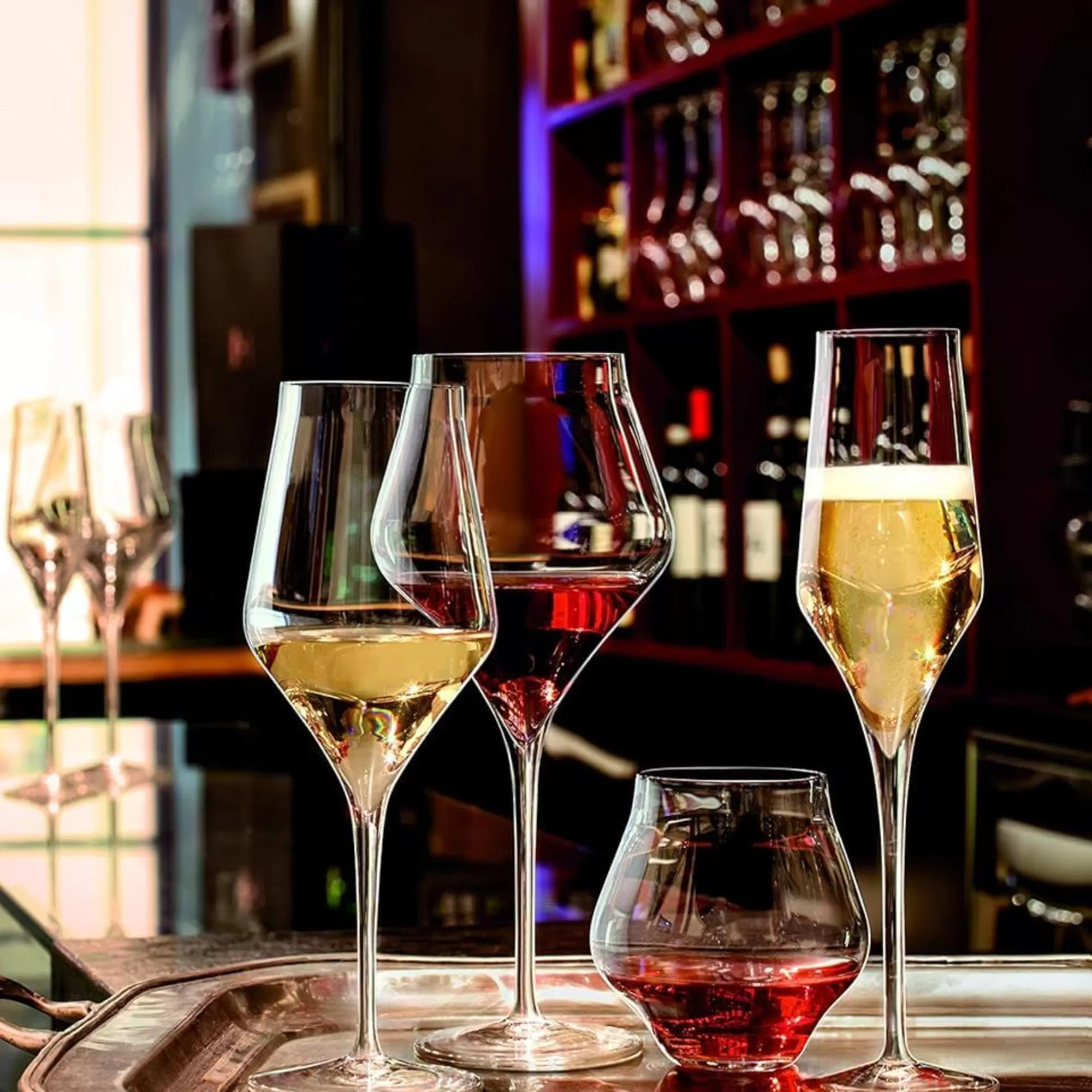 бокалы для красного вина в большой миске оптом