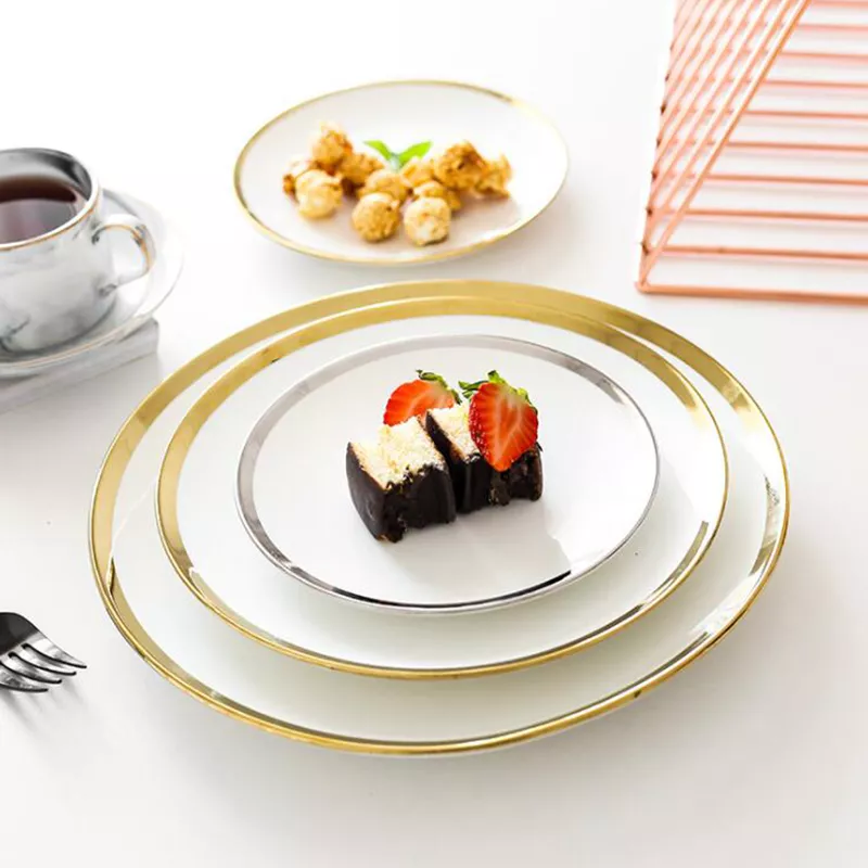 Nhà sản xuất đĩa phẳng bằng sứ trắng ở Trung Quốc