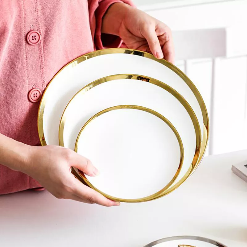 Nhà cung cấp đĩa phẳng bằng sứ trắng ở Trung Quốc