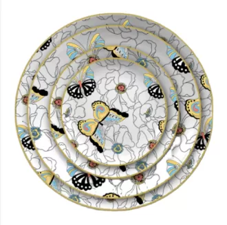 Bone China Tấm đặt 4pcs bán buôn