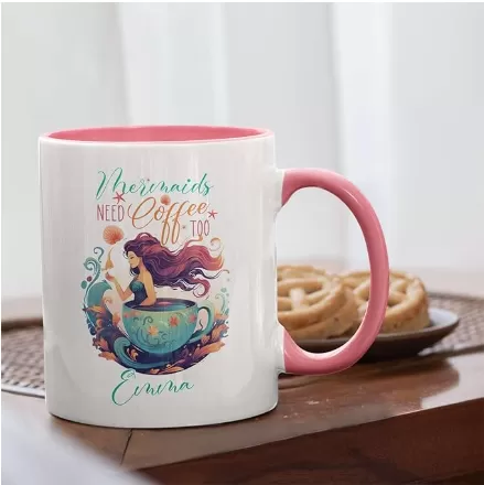 Bộ cốc gốm theo chủ đề nàng tiên cá