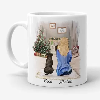 Cup gốm được cá nhân hóa với thú cưng ấm lòng và hình ảnh mẹ