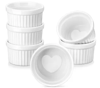 4 oz lò an toàn bằng gốm bằng gốm souffle