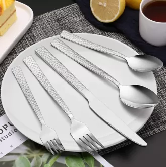 Bộ đồ dùng bằng bạc không gỉ Dao kéo bằng thép không gỉ