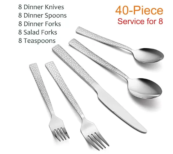 Bộ đồ bạc bằng thép không gỉ bán buôn ở Trung Quốc
