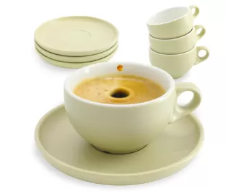 Cốc gốm espresso với đĩa bán buôn