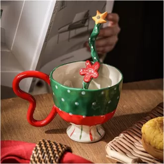 Cốc sứ Giáng sinh dễ thương