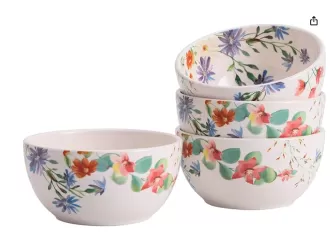 Summer Provence Geramic Bowls bộ 4