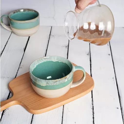 Nhà sản xuất cốc cà phê gốm Jumbo ở Trung Quốc