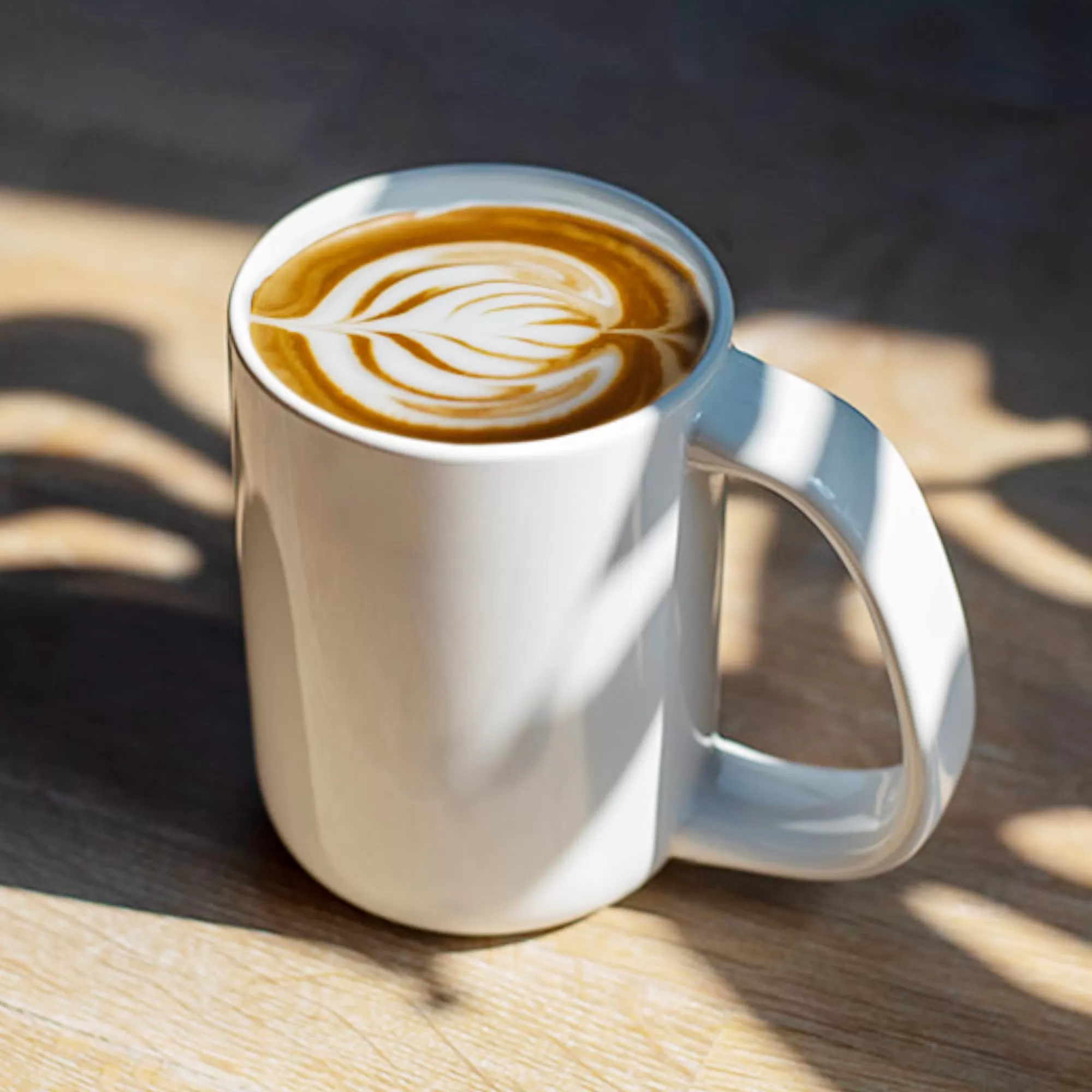 Cốc gốm 12oz với tay cầm rộng lớn