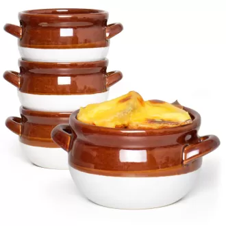 16 oz súp gốm phục vụ sành