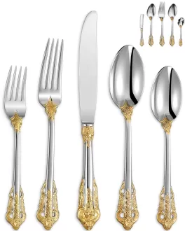 Bộ đồ bằng thép không gỉ sang trọng