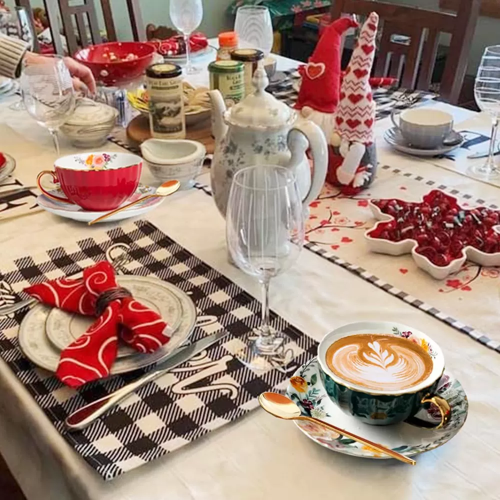 Hoàng gia Vintage Geramic Floral Lindal Linded Coffee Factory ở Trung Quốc