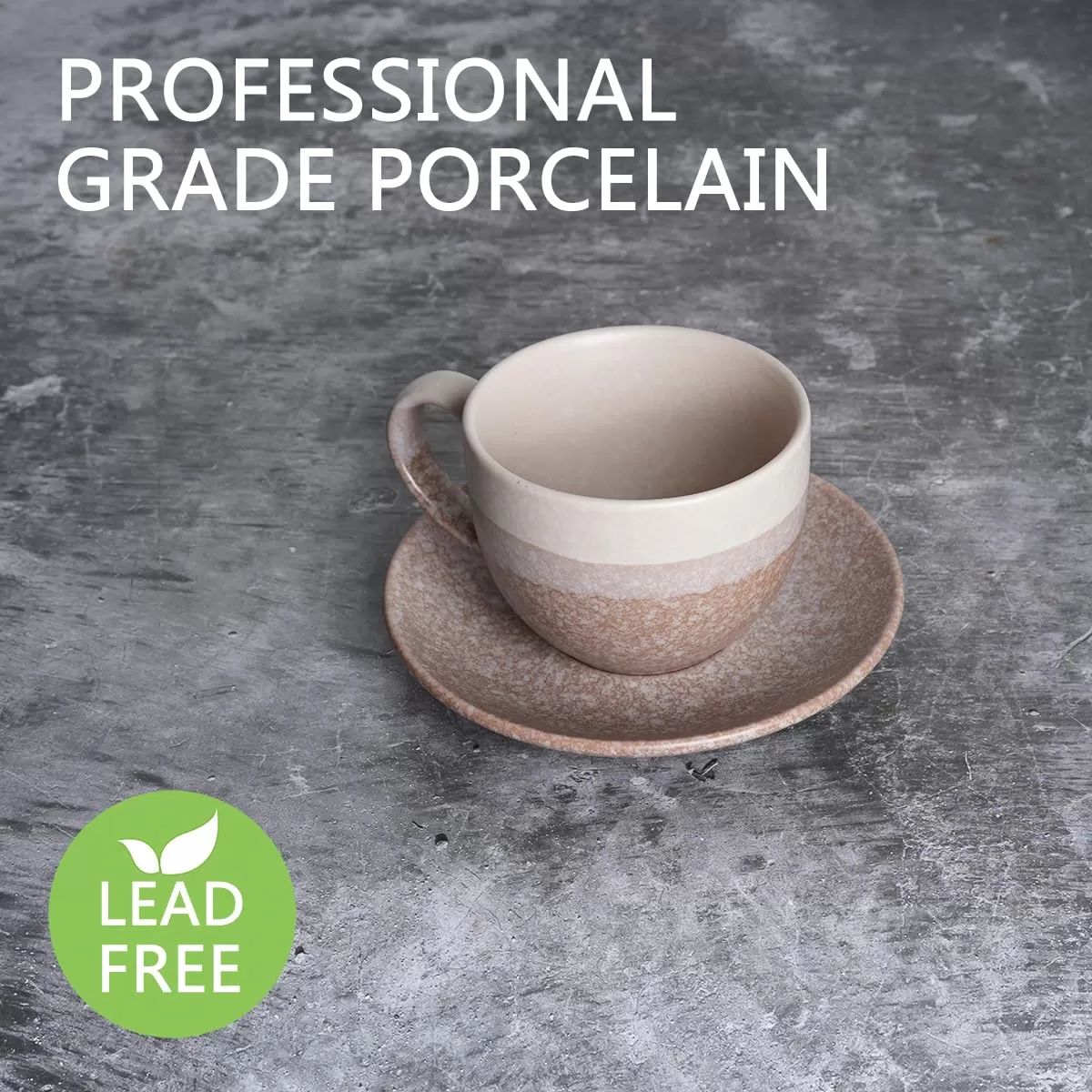 Cup Cappuccino và đĩa gốm được bán buôn ở Trung Quốc