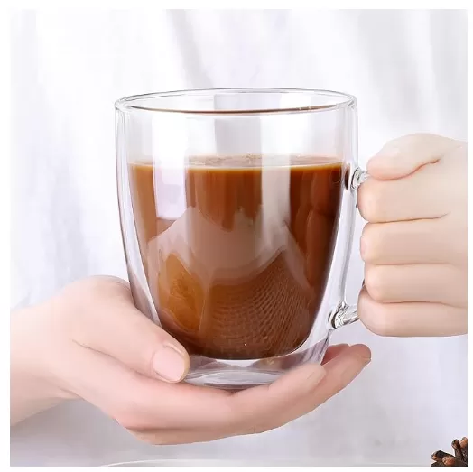 Nhà cung cấp cốc cà phê thủy tinh tường lớn ở Trung Quốc