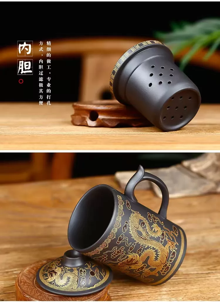 Cốc trà sứ theo chủ đề rồng để tặng quà