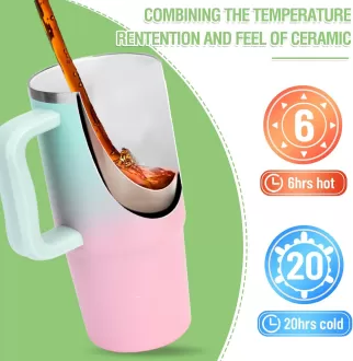 Tumbler nội thất được phủ bằng gốm