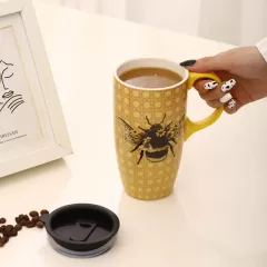 Bee Coffee Geramic Mug bán buôn ở Trung Quốc - Dễ thương, bền và hoàn hảo cho thương hiệu hoặc doanh nghiệp của bạn