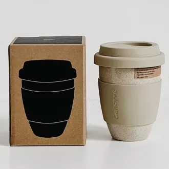 Gốm 15 oz cốc cà phê di động ， cốc du lịch với nắp silicon, đi du lịch độc đáo để đi cốc, cốc cà phê có thể tái sử dụng với tay áo chống trượt