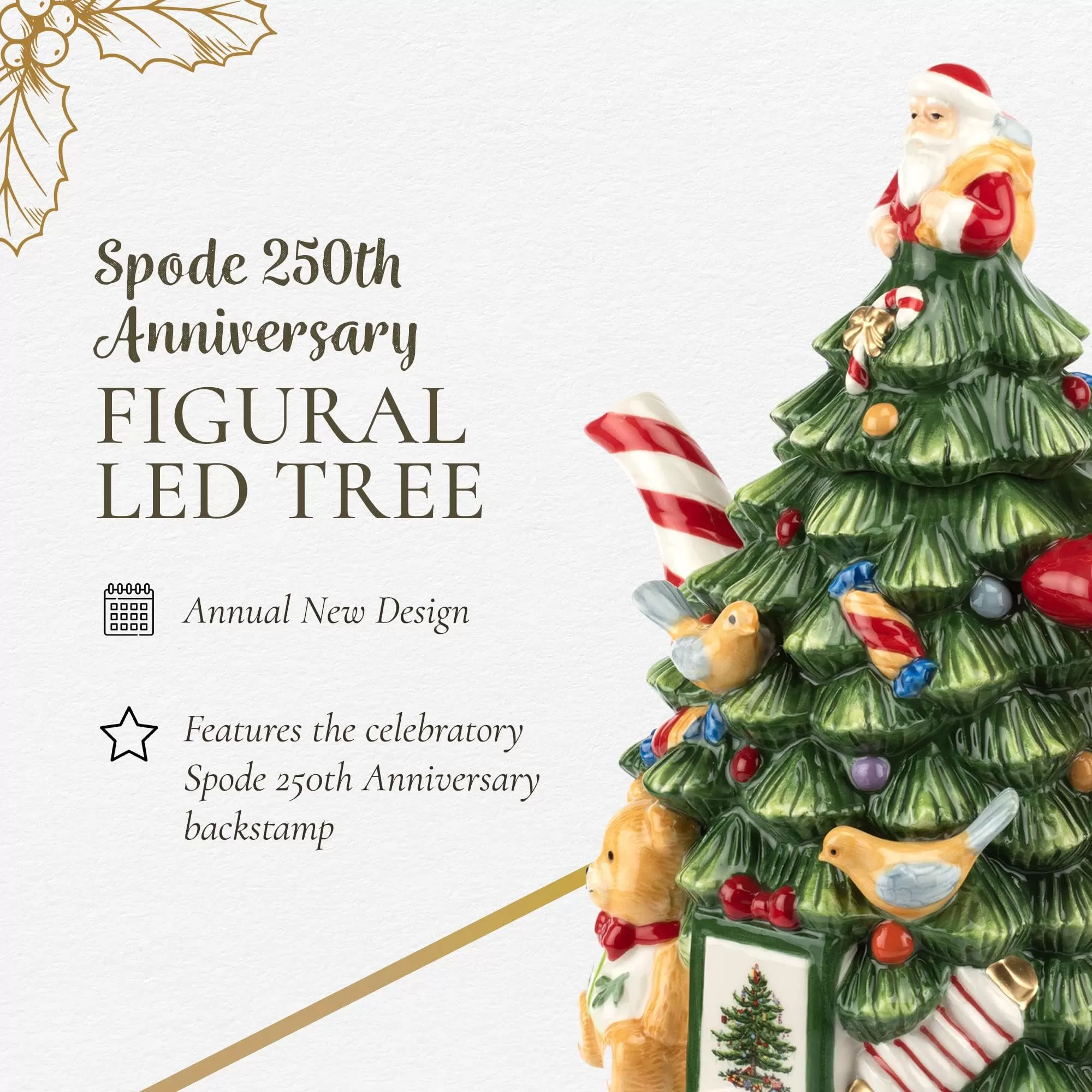 Ấm trà cây thông Noel